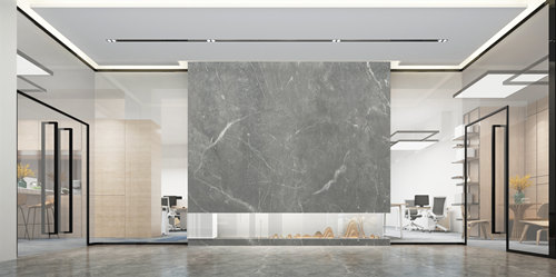 經典寫字樓大堂設計效果圖